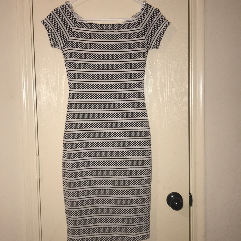 Black and White Dress